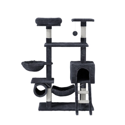 i.Pet Cat Tree 144cm Tower Scratching Post Scratcher Wood Condo Toys House Bed.