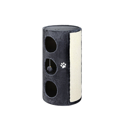 i.Pet Cat Tree Tower Scratching Post Scratcher 138cm Trees Condo House Grey.