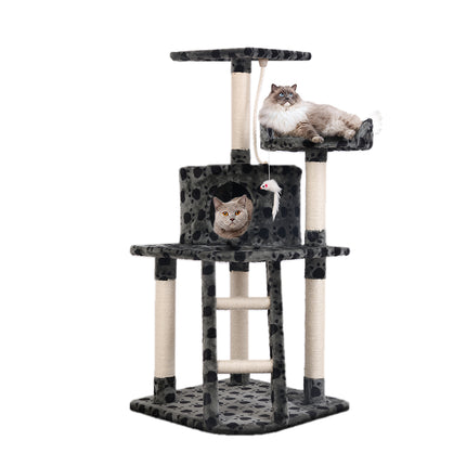 i.Pet Cat Tree 120cm Tower Scratching Post Scratcher Trees Bed Wood Condo Toys Bed.