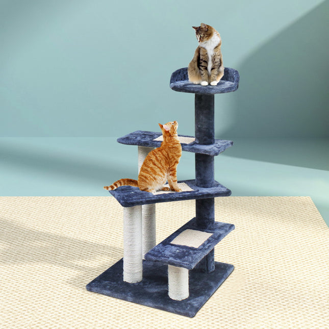 i.Pet Cat Tree 100cm Scratching Post Scratcher Tower Wood Condo House Trees Bed.