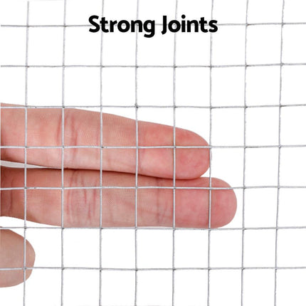 i.Pet Poultry Chicken Fence Pet Netting Wire Mesh Roll Duck Goose Coop 15Mx120CM.