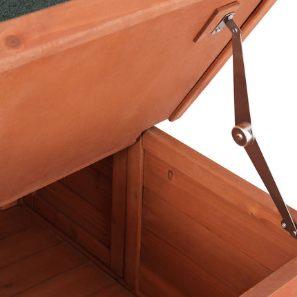 i.Pet Outdoor Cat House Rabbit Hutch Wooden Shelter Indoor Cat House Outdoor Condo Small Enclosure.