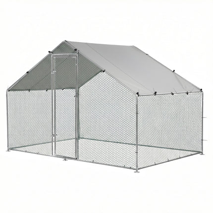i.Pet Chicken Coop Rabbit Hutch Outdoor Run Walk in Hen Cage Ferret House 3x2x2m.