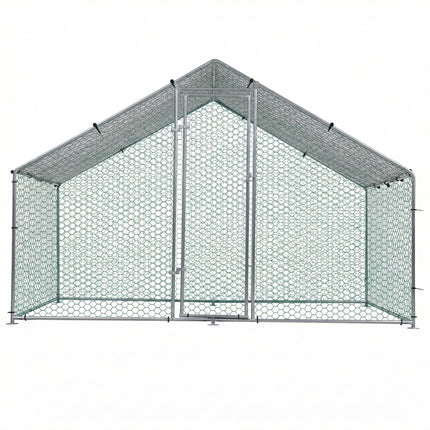i.Pet Chicken Coop Rabbit Hutch Outdoor Run Walk in Hen Cage Ferret House 3x2x2m.