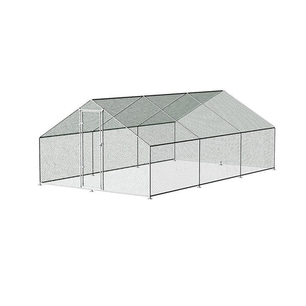 i.Pet Chicken Coop Cage 3x6x2m Galvanised Steel.