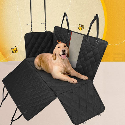 i.Pet Pet Car Seat Cover Dog Hammock Protector Back Waterproof Belt Non Slip Mat.
