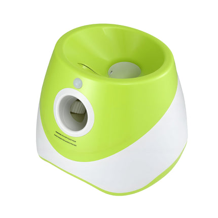 i.Pet Dog Ball Launcher Thrower with 6 Balls & 3/6/9m Launch Distances Green.