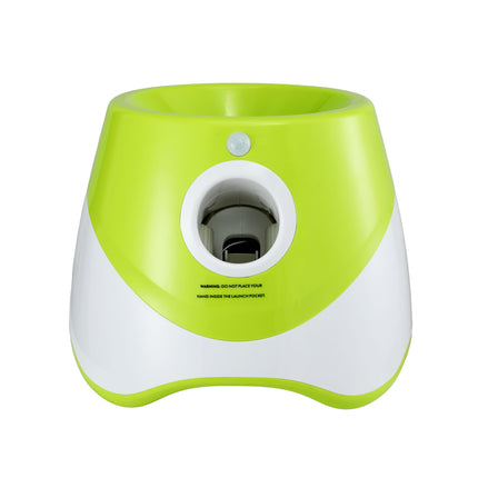 i.Pet Dog Ball Launcher Thrower with 6 Balls & 3/6/9m Launch Distances Green.