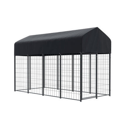 i.Pet Dog Kennel Extra Large House Outdoor Playpen Pet Puppy Metal Backyard.