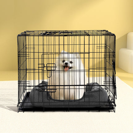 i.Pet 36" Dog Cage Crate Kennel 3 Doors.