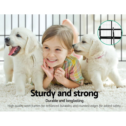 i.Pet 2x36" 8 Panel Dog Playpen Pet Fence Exercise Cage Enclosure Play Pen.