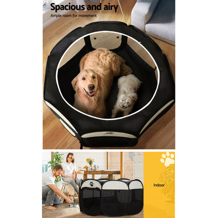 i.Pet Dog Playpen Tent Pet Crate Fence 3XL Enclosure.