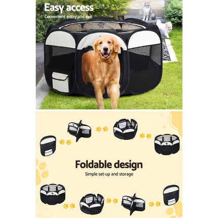 i.Pet Dog Playpen Tent Pet Crate Fence 3XL Enclosure.