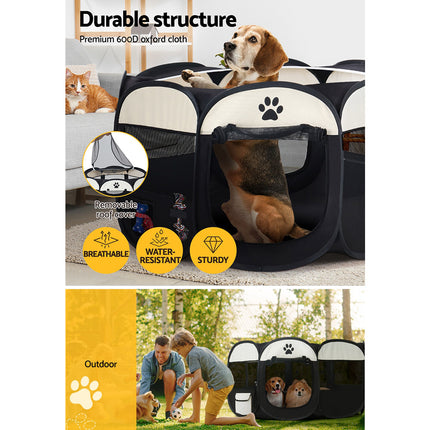 i.Pet Dog Playpen Tent Pet Crate Fence 3XL Enclosure.