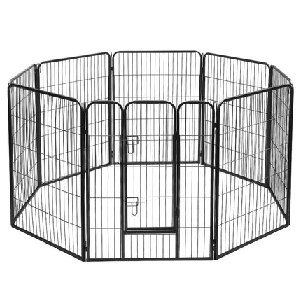 i.Pet 40" 8 Panel Dog Playpen Pet Exercise Cage Enclosure Fence Play Pen.