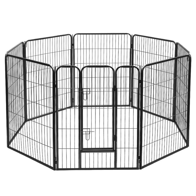 i.Pet 40" 8 Panel Dog Playpen Pet Exercise Cage Enclosure Fence Play Pen.