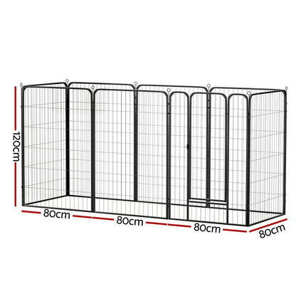 i.Pet Pet Dog Playpen 48" Enclosure 8 Panel Cage Kennel Puppy Fence Play Pen.