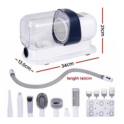 i.Pet Pet Grooming Kit Vacuum Dog Cat Hair Dryer Remover Clipper Brushes Cleaning.