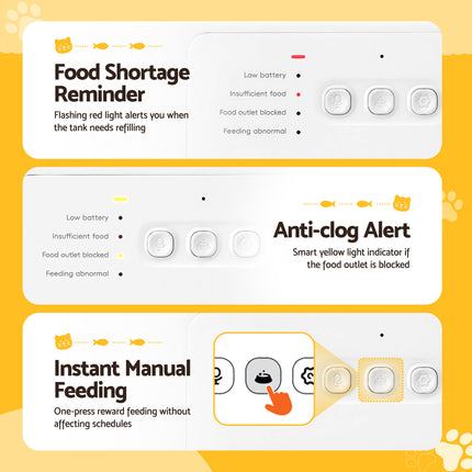 i.Pet Automatic Pet Feeder Water Dispenser 2-in-1 Smart WiFi Dog Cat Food 4L.