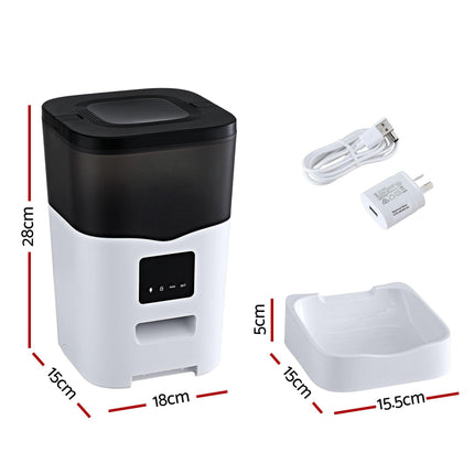 i.Pet Automatic Pet Feeder Dog Cat Feeder Wifi 3L Auto Smart Food Dispenser.