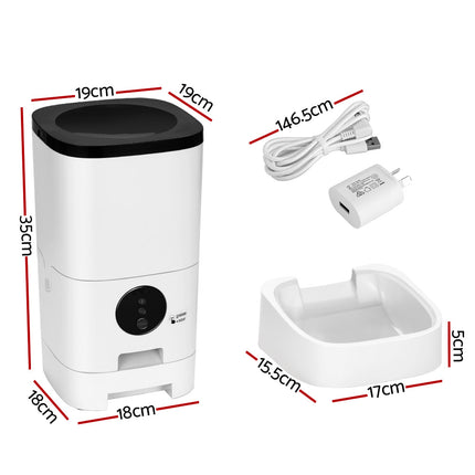 i.Pet Automatic Pet Feeder 6L Wifi Auto Dog Cat Smart Food Dispenser Timer.