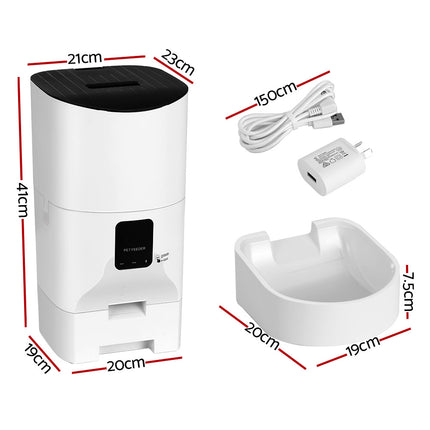 i.Pet Automatic Pet Feeder 9L Wifi Auto Dog Cat Feeder Smart Food Dispenser Timer.