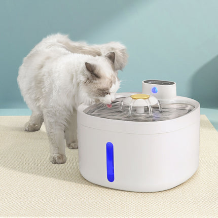 i.Pet Pet Water Fountain Feeder Dispenser Filter Dog Cat Drinking Automatic 2.6L.