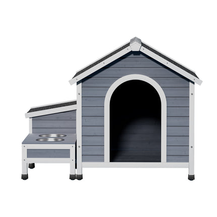 i.Pet Dog Kennel House Large Wooden Outdoor Pet Kennels Indoor Puppy Cabin.