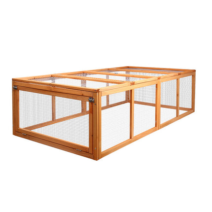 i.Pet Chicken Coop Rabbit Hutch 180cm Extra Large Wooden Chicken House Run XL Hen Cage.