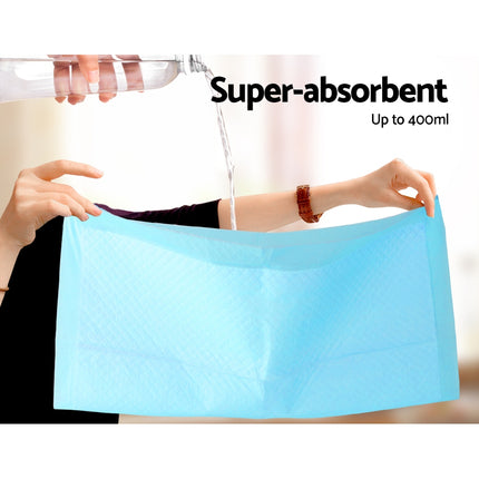 i.Pet Pet Training Pads 200pcs 60x60cm Puppy Dog Toilet Pee Indoor Super Absorbent Blue.