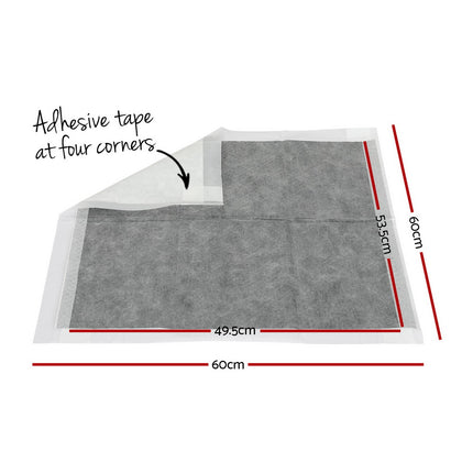 i.Pet Pet Training Pads 400pcs 60x60cm Puppy Dog Toilet Pee Indoor Super Absorbent Grey.