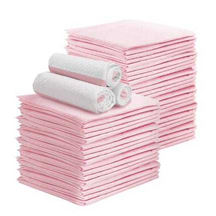 i.Pet Pet Training Pads 200pcs 60x60cm Puppy Dog Toilet Pee Indoor Super Absorbent Pink.