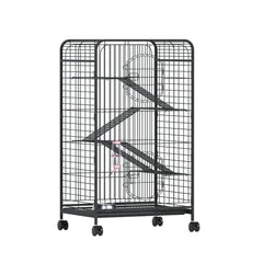 i.Pet Rabbit Cage Indoor Hutch Guinea Pig Bird Ferret Cat Hamster 110cm 4 Level.