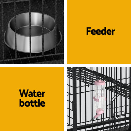i.Pet Rabbit Cage Indoor Hutch Guinea Pig Bird Ferret Cat Hamster 110cm 4 Level.