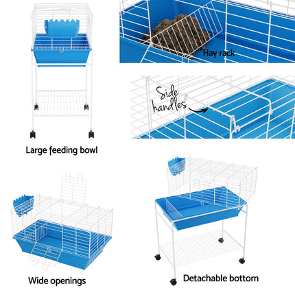 i.Pet Rabbit Cage 88cm Indoor Guinea Pig.
