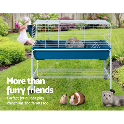 i.Pet Rabbit Cage Hutch 106cm Indoor Enclosure Carrier.