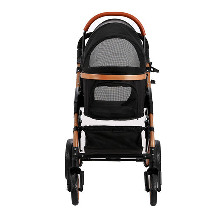 i.Pet Pet Stroller Dog Pram Large Cat Carrier Travel Foldable Pushchair 4 Wheels.