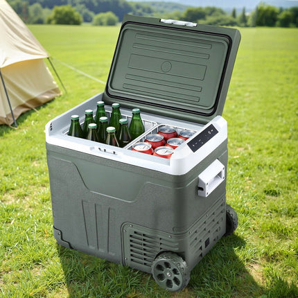 Portable Fridge 50L Camping Bar Fridges Freezer 12V/24V/240V.