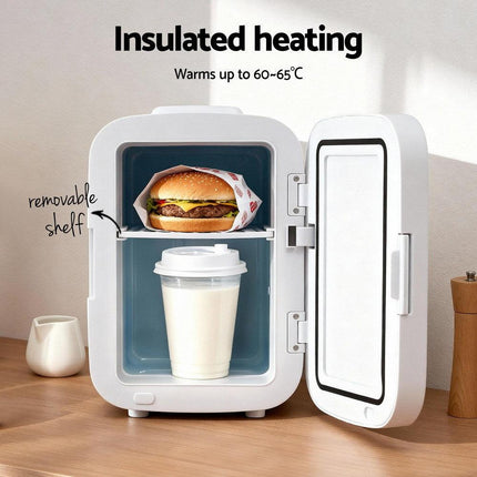 Glacio Mini Fridge Portable White Electric Cooler Warmer 12V 220V.