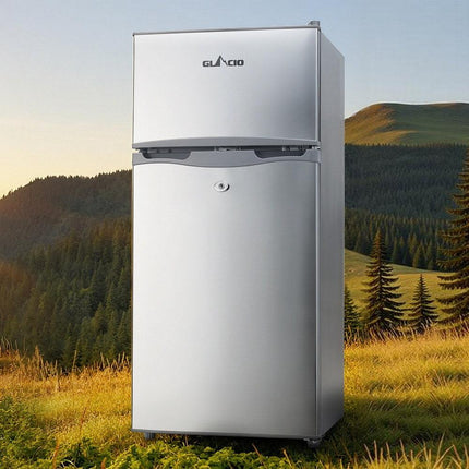 Glacio 100L Portable Fridge Freezer Bar Upright 12V/24V/240V Camping Caravan.