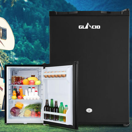 Glacio 80L Portable Fridge Bar Upright 12V/24V/240V Camping Caravan.
