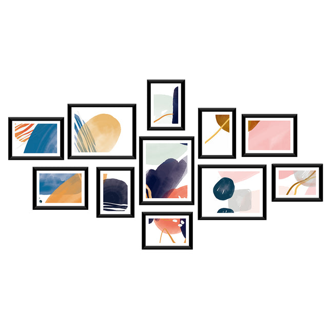 Artiss Photo Frames Art Holder 11PCS 5x7" 6x8" 8x10" Black.
