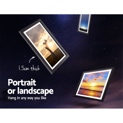 Artiss Photo Frames Art Holder 11PCS 5x7" 6x8" 8x10" Black.