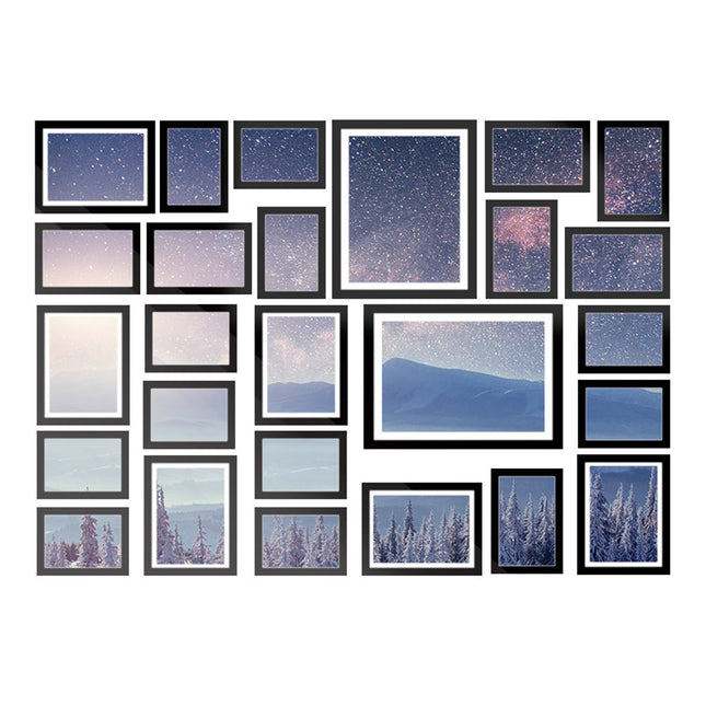 Artiss Photo Frames Art Holder 26PCS 8x10" 5x7" 4x6" 3.5x5" Black.