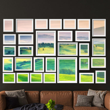 Artiss Photo Frames Art Holder 30PCS 8x10" 5x7" 4x6" 3.5x5" White.