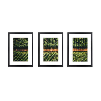 3 PCS Photo Frame Wall Set A3 Picture Home Decor Art Gift Present Black.