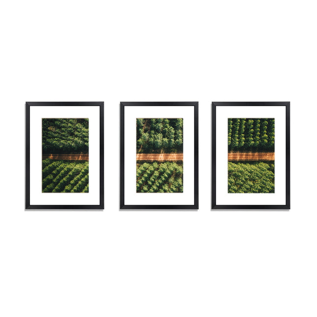 3 PCS Photo Frame Wall Set A3 Picture Home Decor Art Gift Present Black.