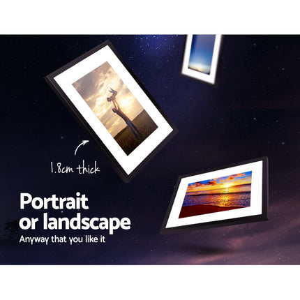 3 PCS Photo Frame Wall Set A3 Picture Home Decor Art Gift Present Black.
