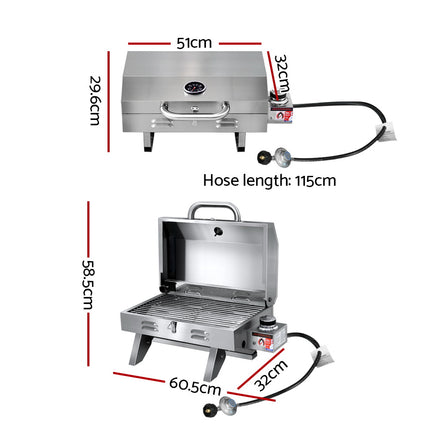 Grillz Portable Gas BBQ Grill.