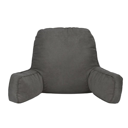 Giselle Reading Pillow Back Rest Lumbar Support Cushion Grey.